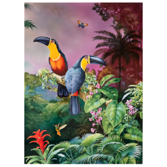 Wandbild Amazonas, Tukane, Lim., 75 x 55 cm