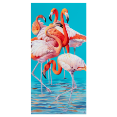 Wandbild Flamingos, Lim. 15, 60 x 30 cm