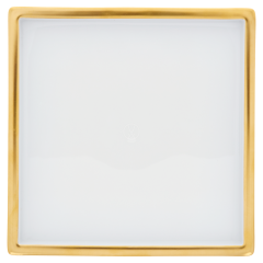 Platte, Form "MEISSEN® Cosmopolitan", Gold, 17 x 17 cm