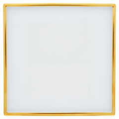 Platte, Form "MEISSEN® Cosmopolitan", Gold, 25 x 25 cm