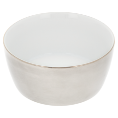Dish, large, Shape "MEISSEN® Cosmopolitan", Platinum, Ø 10 cm