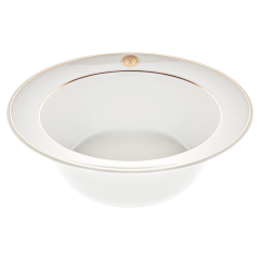 Schüssel, mittel, Form "No 41", Swords Luxury Gold, Schwertermedaillon, Goldfaden, Ø 20,5 cm