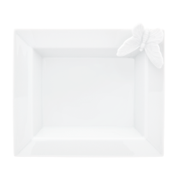 Vide-Poche, "Butterfly Collection", klein, Weiß, 16 x 13,5 cm