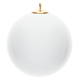 Ball, white, Ø 5 cm