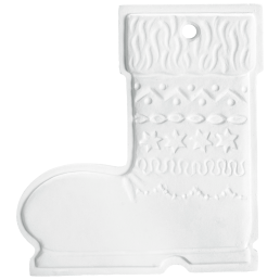 Stiefel, Weiß, bisquit, H 4,5 cm