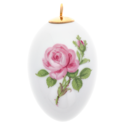Osterei, Rose, H 5 cm