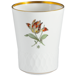 Champagnerbecher, Schwerterrelief, Schwerterjubiläum - Marcolini Tulpe, H 10,5 cm