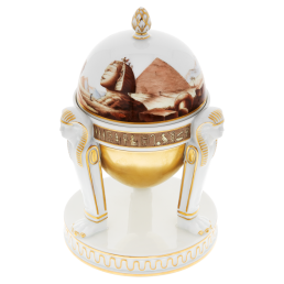 Tintengefäß "Ägyptische Ansichten", H 15,4 cm