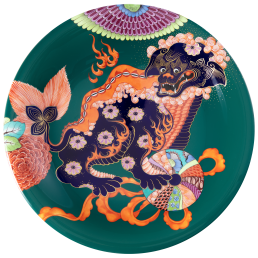 Wall Plate I "Lion of Fo", Lim. 25, Ø 31 cm