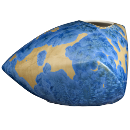 Unique Vase, Crystal Glazes, H 19,5 cm