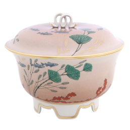 Dose, "Fische und Wasserpflanzen", Form "Paris", 17,5 cm