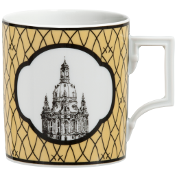 Henkelbecher, Form "Berlin", City Mug, "Dresden", V 0,25 l