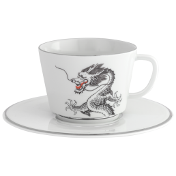 Cappuccinotasse, Form "Vitruv", Glücksdrache, V 0,2 l