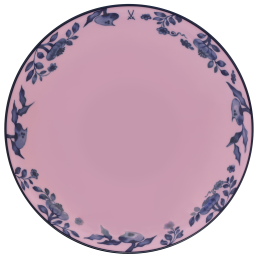 Dessertschale, Form "No 41", "The Original", rosa, Ø 18 cm