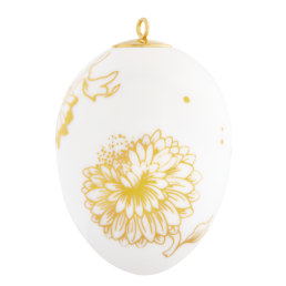 Easter egg, large, "Golden Onion Style", H 7 cm