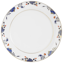 Dinner Plate, Shape "No 41", Noble Blue, rim of onion elements, Ø 29 cm