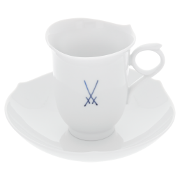 Kaffeetasse, Form "Wellenspiel Pur", Markenzeichen Meissen, kobaltblau, V 0,15 l