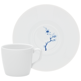Espresso cup & saucer, Shape "MEISSEN® Cosmopolitan", "Blue Orchid", cobalt blue, V 0,05 l