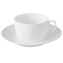 Coffee cup & saucer, Shape "MEISSEN® Cosmopolitan", "Blue Orchid", cobalt blue, V 0,25 l