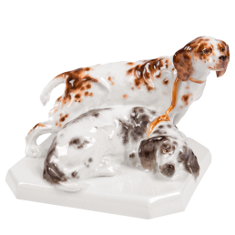 Hundegruppe Spaniels, 11x15x12 cm