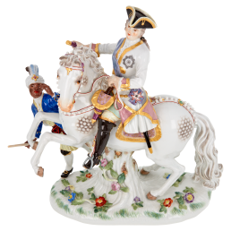 Empress Elisabeth II on horseback, H 23 cm