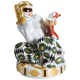 Karneval, Bunt und gold staffiert, Limitierte Meisterwerke, H 20,5 cm