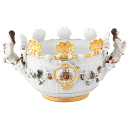 Gläserkühler "Brühlsches Wappen", Form "Schwanendessin"