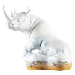 Nashorn, Savanne, H 28 cm