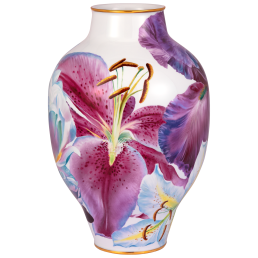Vase, Bloom Garden - Pink Lily, Lim. 10, H 56 cm