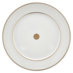 Brotteller, Form "No 41", Swords Luxury Gold, Schwertermedaillon, Goldfaden, Ø 14 cm