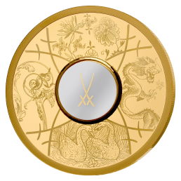 Medaille "315 Jahre MEISSEN" (1oz Au)