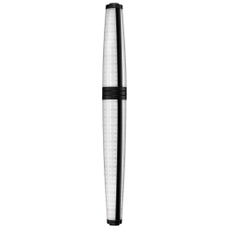 MEISSEN® Porcelain Mascara Fountain Pen, Geometric white, H 13 cm