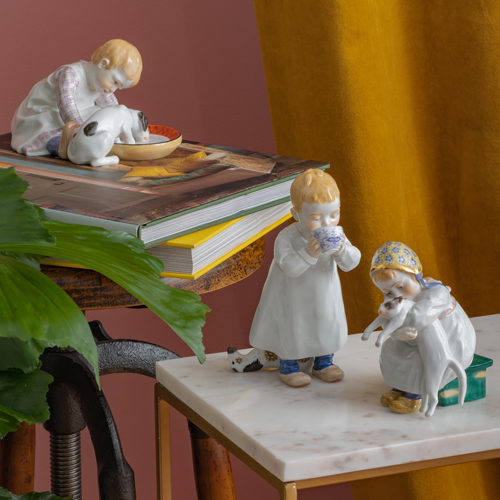 Hentschelkinder Meissen Porzellan Figuren